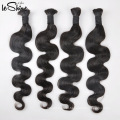 Double Drawn Remy Human European Hair Bulk